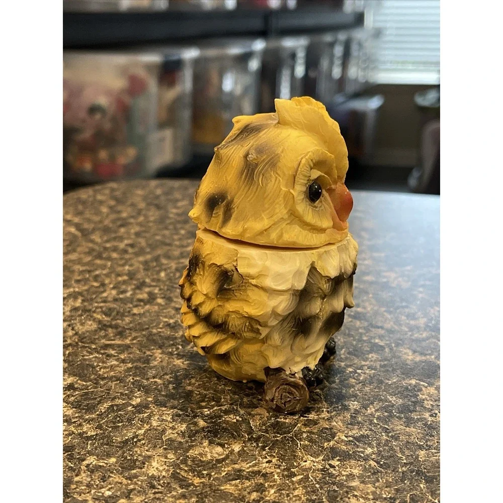 MONTEFIORI COLLECTION Italy Design Owl Figurine Box 3.5
